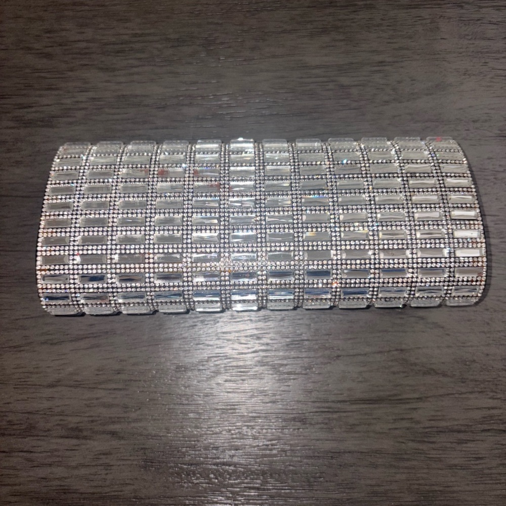 Designer Rhinestone Clutch - Picture 6 of 7